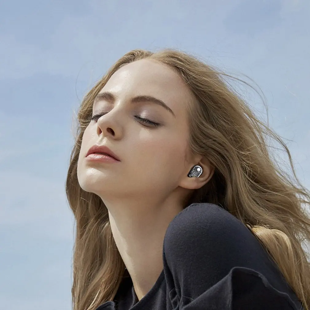 Wireless Headset 5 0 Led Digital Display Sports Earphones Fashion Headphones Transparent Private Mode Charging Compartment