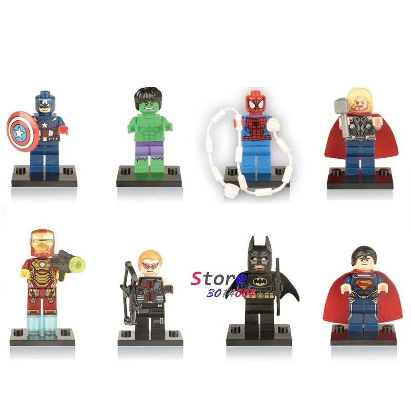 10Set-XH001-008 10 компл. Marvel Comics Series 8 Мстители Железный человек военная машина MK50 MK85 блоки игрушки Модель Кирпичи дети - Цвет: 10Set-XH001-008