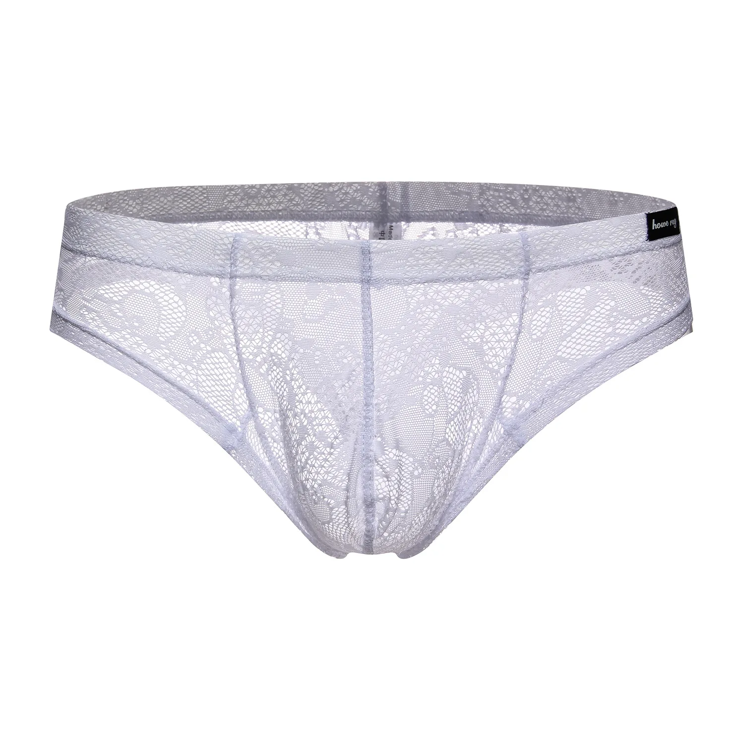 Sous-vêtement,Micro Boxer Sexy en dentelle transparente pour homme ...