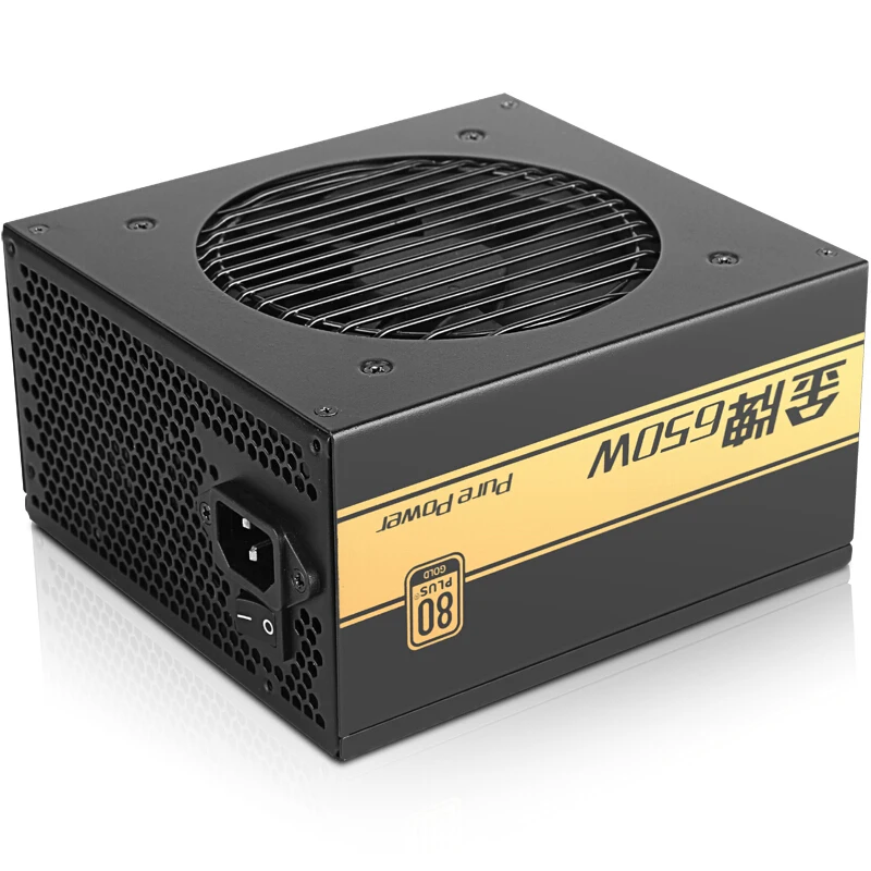 PSU для Sama полный модуль 24K 80plus ЗОЛОТОЙ энергосберегающий тихий игровой хост источник питания 650 Вт/600 Вт источник питания ETX-650-1