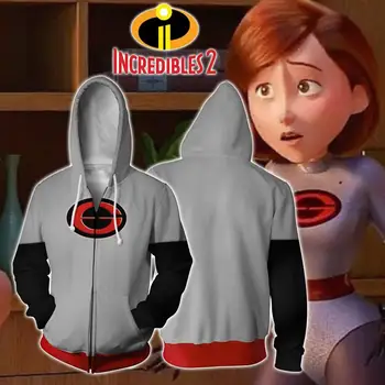 

Anime The Incredibles Violet Parr Hoodies jacket Cosplay costume men women 3D Printed zip-up Mr. Incredible Hoodies Sweatshirt