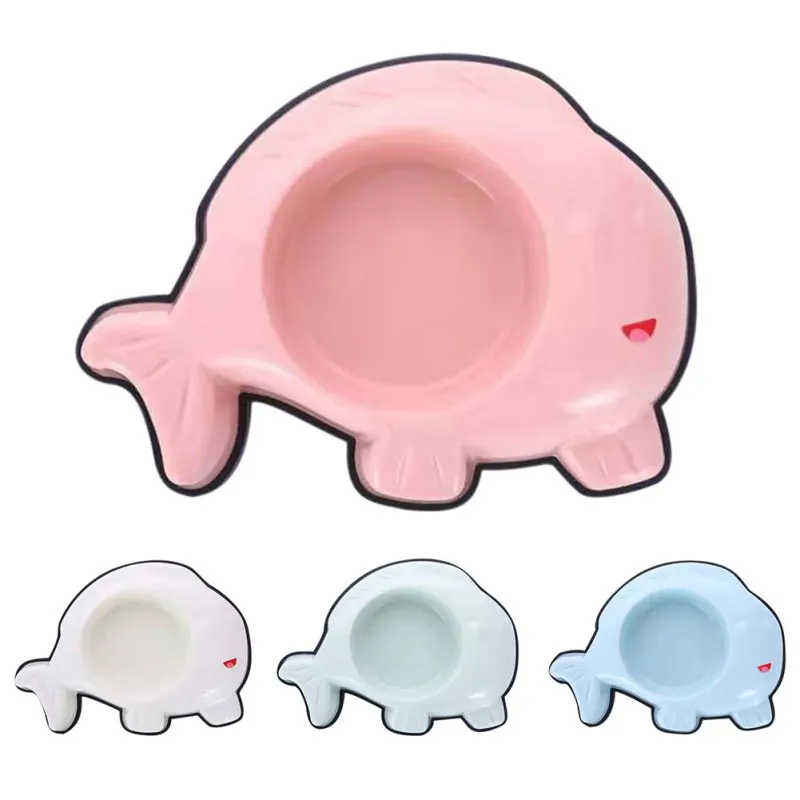 

Cute Cat Feeding Bow Fish-shaped Bowls Anti-slip Bowls for Small Cats Dogs Water Food Feeder Bowls Pets Feeder #h