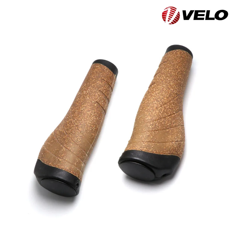 1 Pair Corkwood Cycling Bicycle Grips Cover Outdoor MTB Mountain Bike Handlebar Grips Anti-slip Strong Support Bike Parts