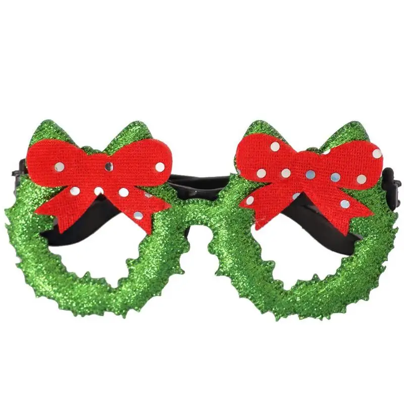 Рождественские украшения взрослые дети ролевые игры игрушки подарки Санта-Клаус Снеговик очки с рогами Рождественские солнцезащитные очки