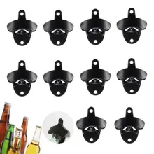 Удобная нержавеющая сталь настенное крепление Бар Пиво Сода стеклянная крышка открывалка для бутылок инструмент