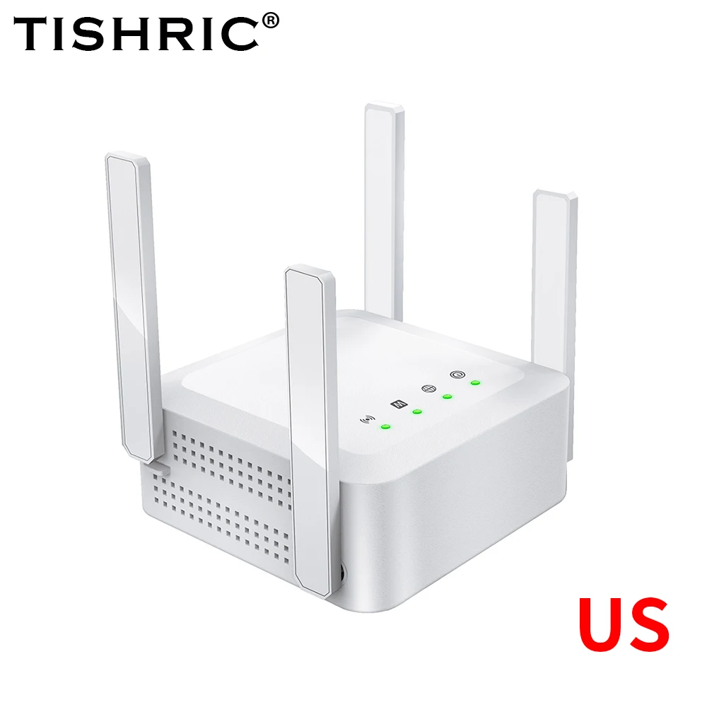 Wireless WiFi Repeater WiFi Signal Amplifier 1200Mbps WiFi Extender Router  Wi Fi Booster Long Range Wi-Fi Repeater Access Point 