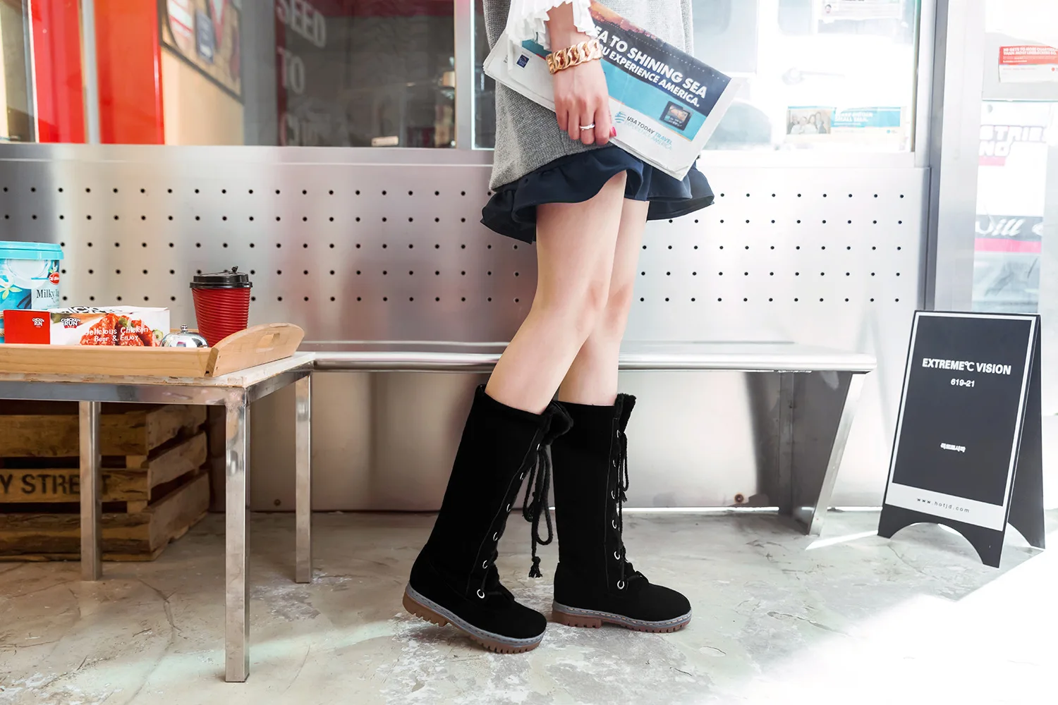 Lace-Up Mid Calf Warm Winter Boots 3 » Original Earthwear Ha46bc2e1318a4032b71e5b3efb681679I » Original Earthwear