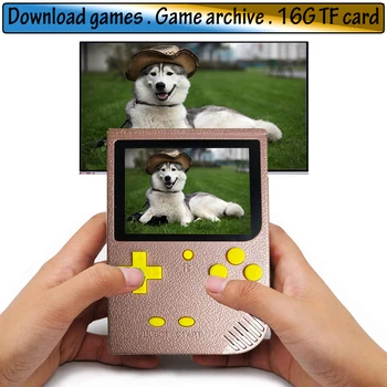 

Mini Portable Retro Handheld Game Tv 64 Bit 1000 Games Children Boy Players Video Game Console For Child Nostalgic Double Mode