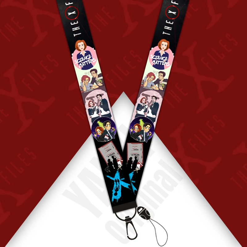 20 шт./лот X файлы ремешок для ключей автомобиля Веревка держатель ID карты