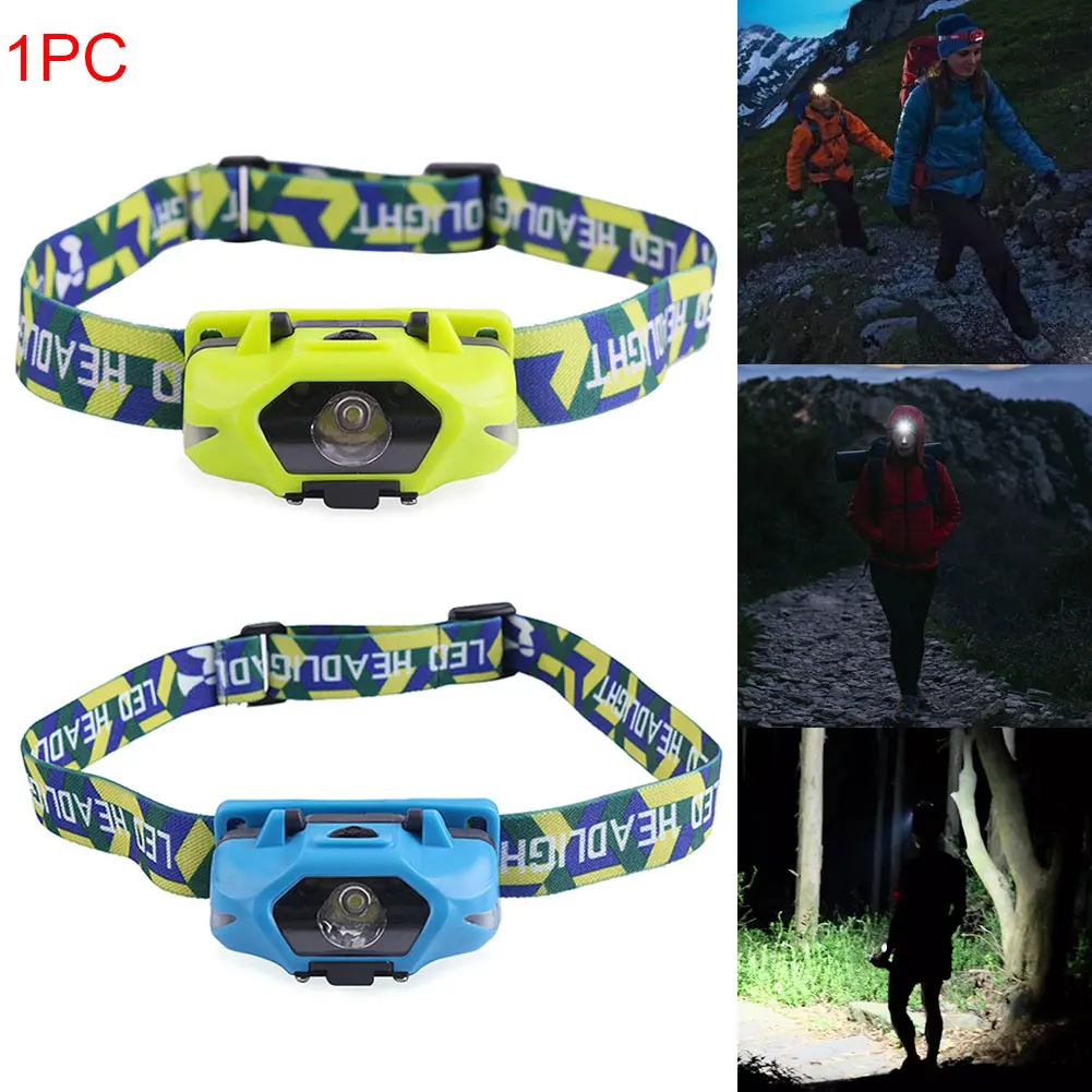 4 режима Led Рыбалка мощный Пешие прогулки Чтение головы бег ходьба