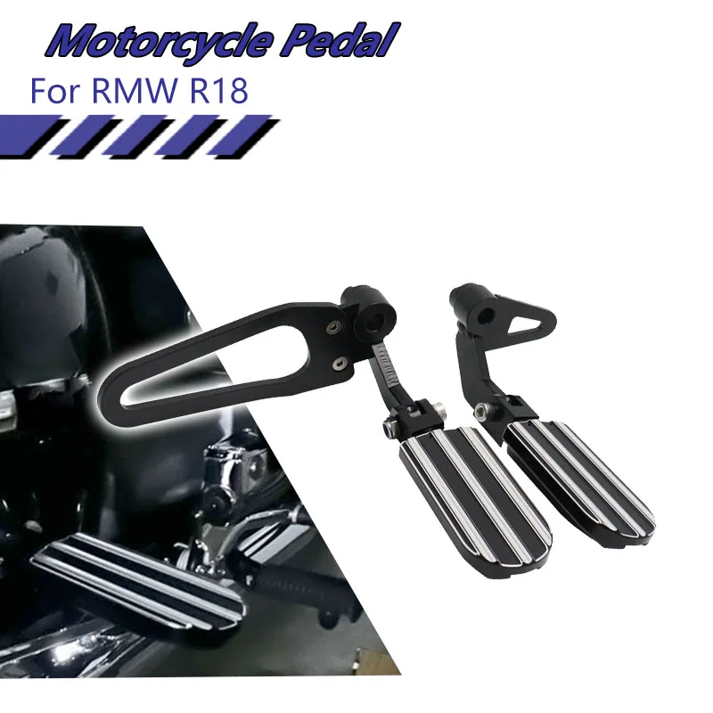 

For BMW R18 2020-2021 Motorcycle Front Footrest Peg Pedal Passenger Footpeg Installation Kit Front Footrest CNC Aluminum