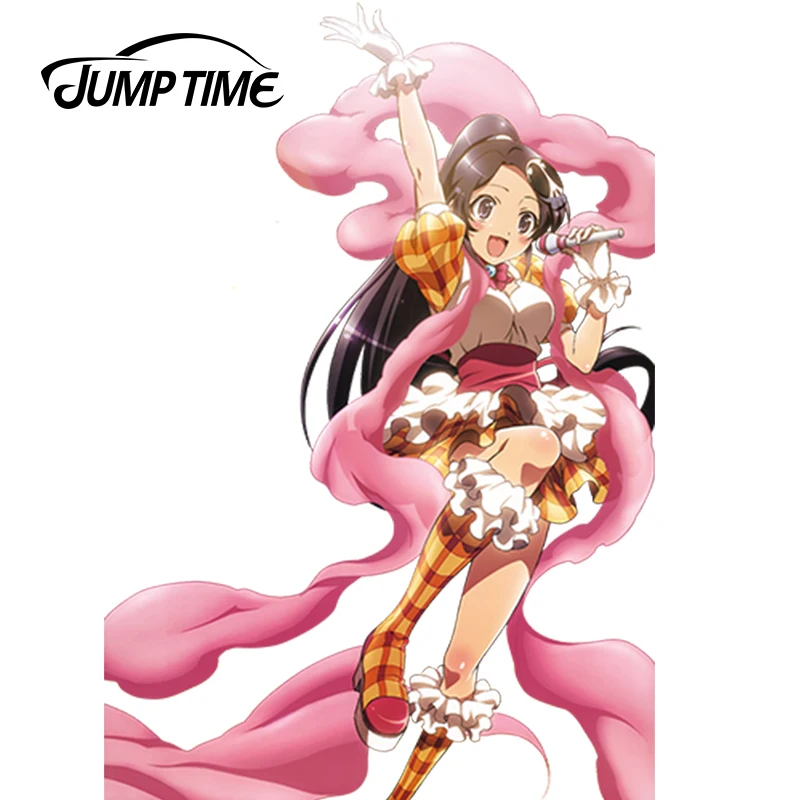 JumpTime 13 см x 8 9 Автомобильная наклейка Kami nomi zo Shiru Sekai аниме Elsea de Lute Irma виниловая