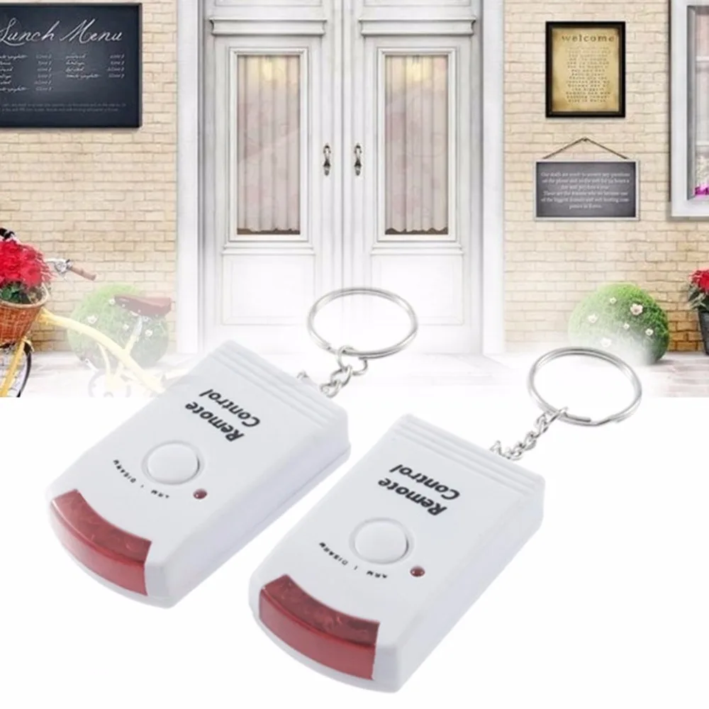 Wireless Remote Controlled Mini Alarm with IR Infrared Motion Sensor Detector & 105dB Loud Siren For Home Security Anti-Theft elderly emergency button