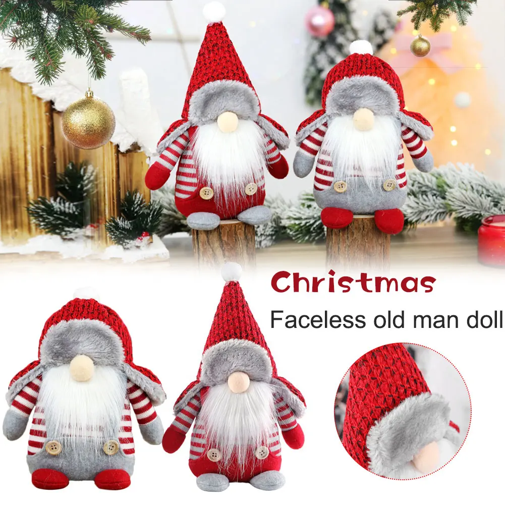 Christmas Gnome Faceless Doll Merry Decorations For Home CHristmas Ornament Xmas Navidad Natal New Year 2022 Gifts | Дом и сад