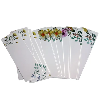 

40pcs/lot DIY Creative Retro Flower Bookmark Book Mark Message Cards Bookmarks
