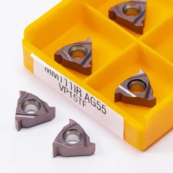Mmt 11ir ag55 vp15tft alta qualidade torno cortador de carboneto inserções externas t mmt 11ir ag 55 vp 15tfcnc torno parte ferramenta