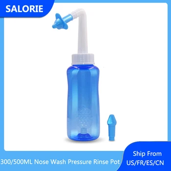 

300ML/500ML Nasal Wash Cleaner For Child Adult Sinusite Nose Protector Cleans Moistens Avoid Allergic Rhinitis Neti Pot