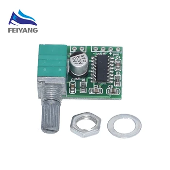 

10pcs SAMIORE ROBOT PAM8403 mini 5V digital amplifier board with switch potentiometer can be USB powered