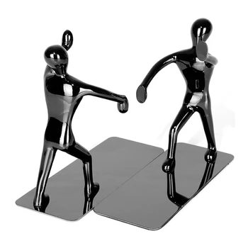 

1 Pair Book Holder Humanoid Figure Non-Skid Art Desk Organizer Bookshelf Office Accessories Office Study Decoration