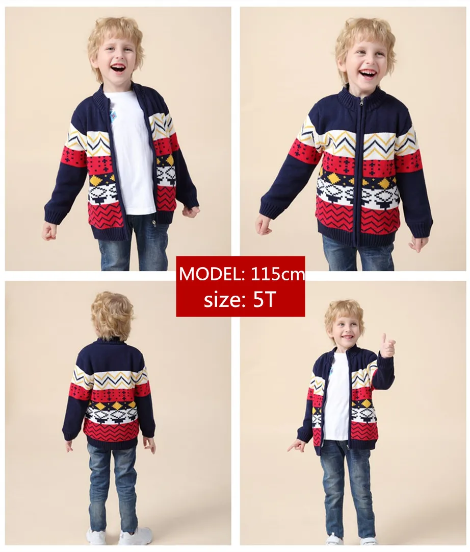 Brand Children Sweater Winter Spring Kids Knitted Sweaters For Boys Cardigan Thick Baby Jacket Velvet Lined Gray And Blue Coat toddler sweatshirt,winter sweater,kids sweatershirts