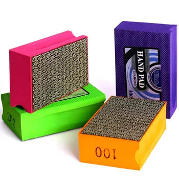 

YIJING Diamond Hand Polishing Pads Hand Sanding Pads For Stone Glass Artificial Stone Kitchen Cleaning Abrasive Too