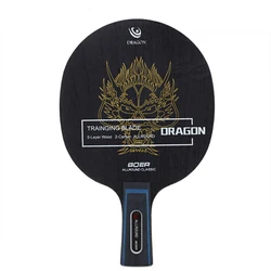 Professional Pine bat table tennis racket with Basswood pingpong paddle short handle tennis table rackt long handle offensive
