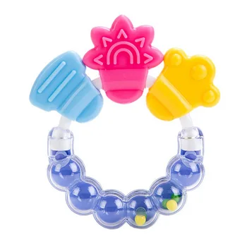 

Baby Teether Silicone BPA Free Toothbrush Teething Kids Tooth Brush Dental Care Gifts Chew Toys Cute Toddler Bell Toys Massager