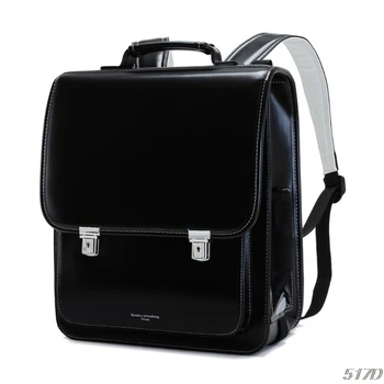 

Girls Kids Backpack PU Leather Schoolbag Rucksack Student Bookbags Daypack 517D