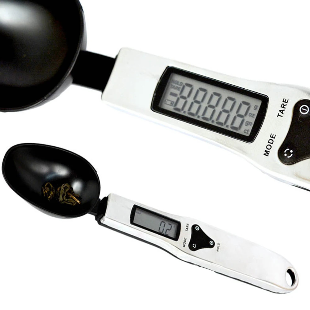 Портативная ЖК-цифровая кухонная мерная ложка-весы, граммовая электронная ложка, вес, объем, весы для еды, 300 г/0,1 г