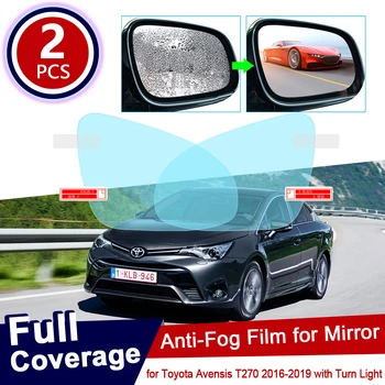 

for Toyota Avensis T270 270 2016~2019 Full Cover Anti Fog Film Rearview Mirror Rainproof Anti-Fog Films Accessories 2017 2018