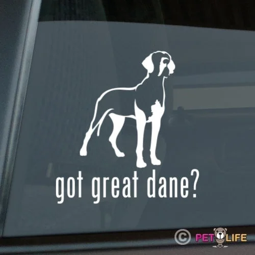 Got Great Dane стикер штамповочный станок из винила-немецкий мастиф v2 наклейка на компьютер