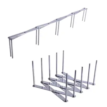 

Retractable Storage Rack Folding Kitchen Gadget Multi-Function Steaming Rack Stainless Steel Kitchen Pot Rack Kitchen Organizer