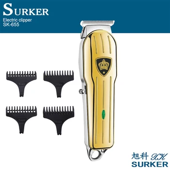 

USB Cable Retro Professional Hair Clippers Mens Strong Power Bottom Noise Trimmers Cutting Machine Cordless Beard Shavers