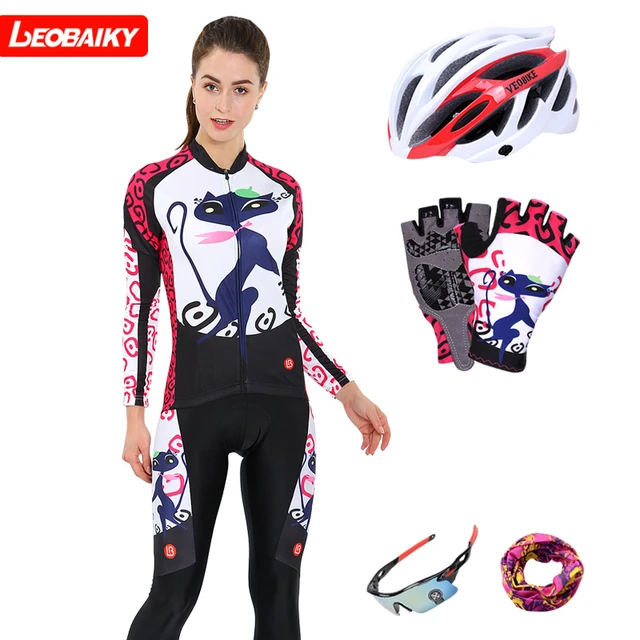 US $25.56 Long Sleeve Cycling Jersey Sets Men 2019 Team Pro Bike Clothing Cycle Mtb Wear Sports Bicycle Cloth