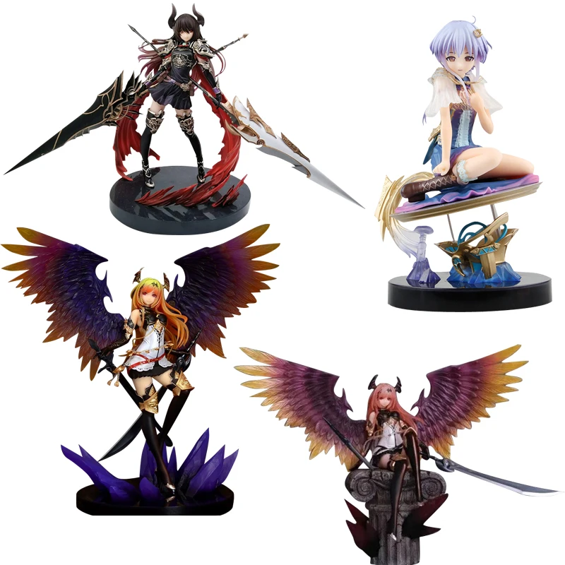 Аниме фигурки Rage of Bahamut Cerberus Темный ангел Оливье темный Драгон Форте Уорден спинн