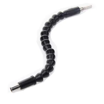 

295mm Electronics Drill Black Flexible Shaft Bits Extention Screwdriver Bit Holder Connect Link For Computer Case Furniture