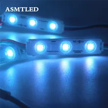 20 шт./лот полноцветный светодиодный модуль 5050 SMD Водонепроницаемый IP67 светильник светодиодный задний светильник WS2811 пикселей инъекции формовочные модули DC12V