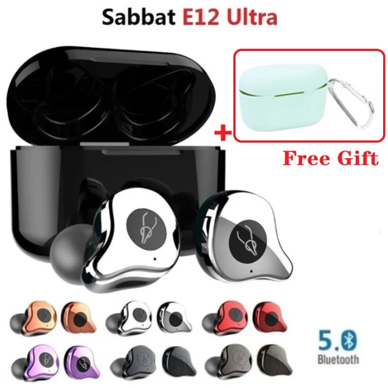 Наушники вкладыши Sabbat E12 Ultra с Bluetooth 5 0 TWS спортивные водонепроницаемые наушники