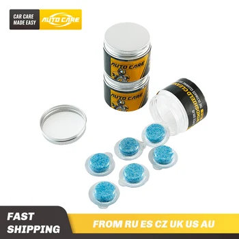 

6 Pcs Solid Car Glass Cleaner Super Concentrated Effervescent Fine Auto Windshield Wash Solid Wiper Cleaner