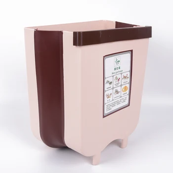 

8L Trash Can Storage Rubbish Container Cabinet Mounted Hanging Garbage Holder