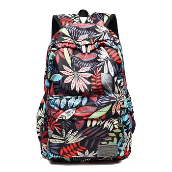 

NEW Portable Female Back Pack For Teenage Students Girls School Backpack Printing Bag Female Backpacks Big Travel Tour Bagpack
