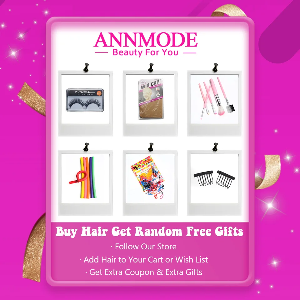 Annmode афро кудрявые волосы 8-26 дюймов для африканских 3/4 шт натуральный цвет бразильские волосы плетение пряди не Реми человеческие волосы