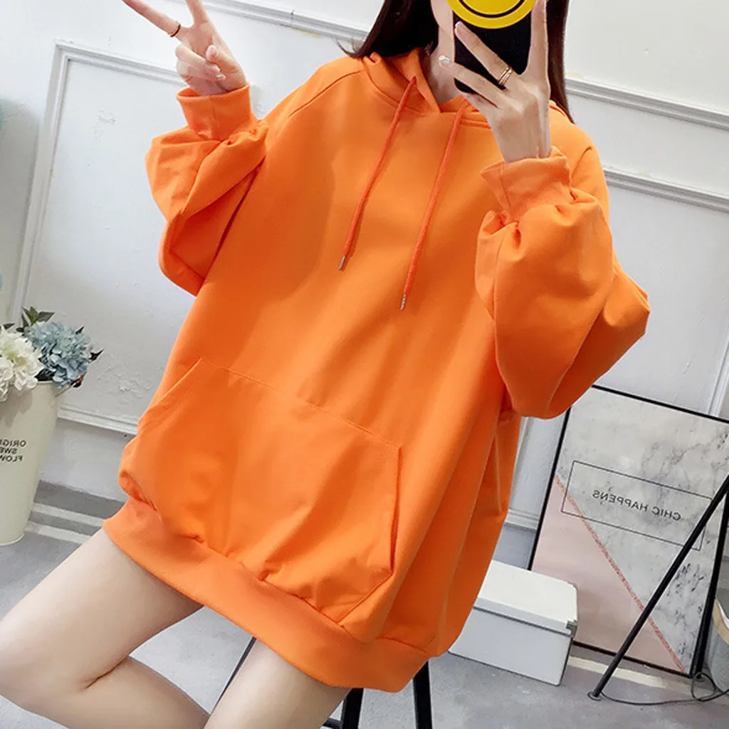Толстовка с капюшоном женская повседневная с принтом свинки harajuku kawaii толстовка с капюшоном Женская Осенняя с длинным рукавом негабаритная Толстовка Пуловер# B