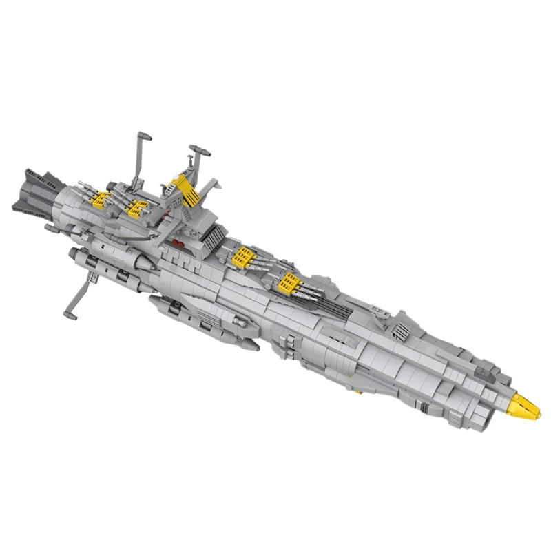 Star Space Series Space Warship Ship Yamato Famous High-tech Building Blocks Toy Space Ship Kids Gift Bricks Set Star Space Series Space Warship Ship Yamato Famous High-tech Building Blocks Toy Space Ship Kids Gift Bricks Set