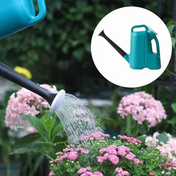 

Garden Watering Can Long Mouth Plastic Watering Can With Lid Large Capacity Plant Pot Bottle Watering Device Outdoor