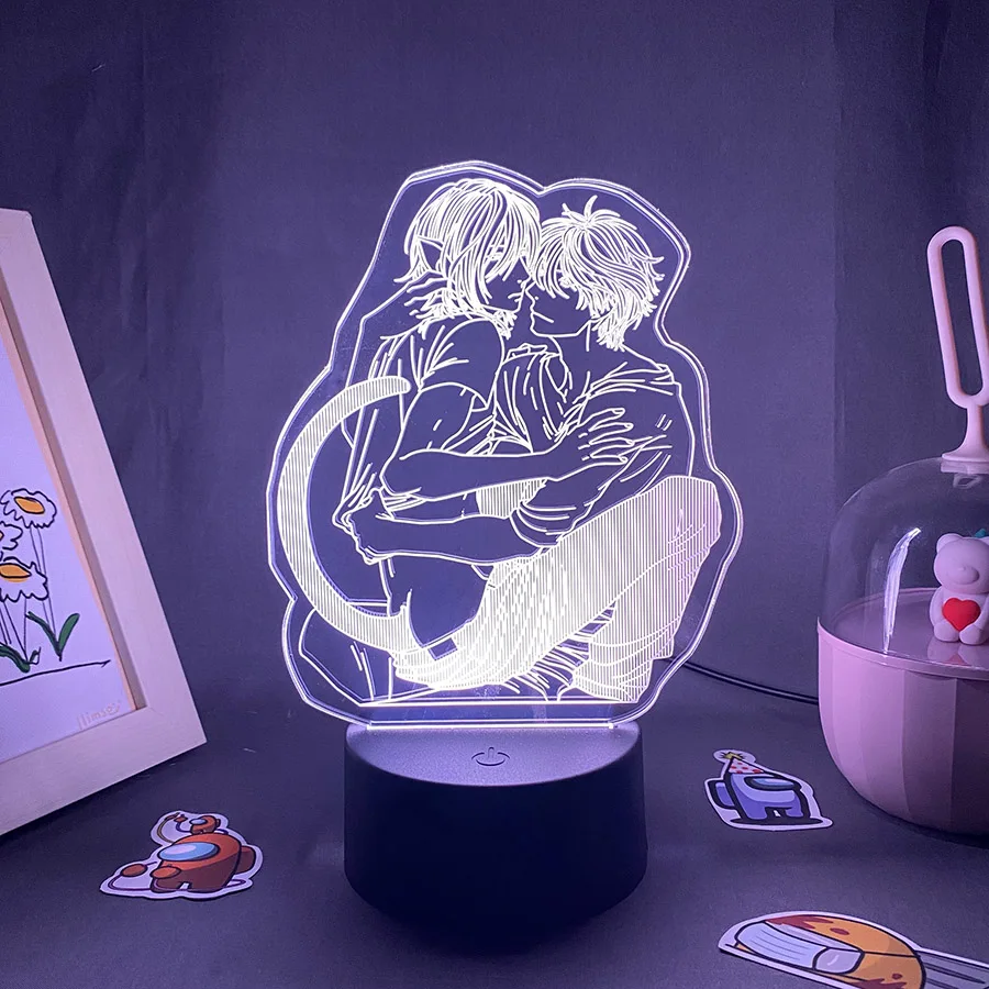 

3D Led Anime Blue Exorcist Figure Rin Okumura Neon Night Light Xmas Gift For Friend Lava Lamp Bedroom Decor Manga Ao No Exorcist