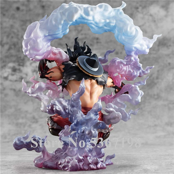 One piece Luffy 4 Snake Man ПВХ Аниме Фигурка цельная Обезьяна D Luffy Snake-Man Коллекция фигурка игрушка 28 см