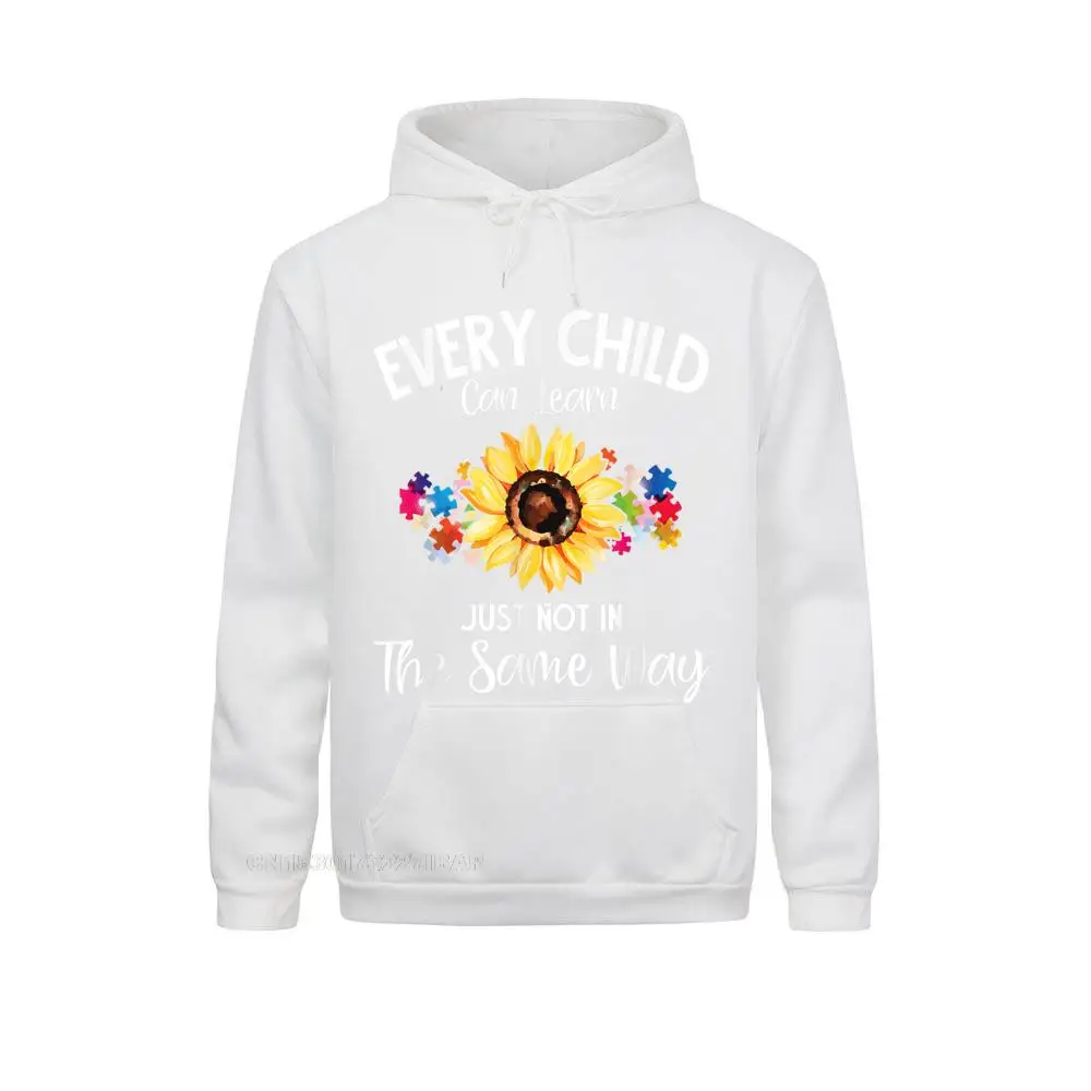 Special Education Teacher Gift Every Child Learns Special Ed Mens Hoodies Printed Sweatshirts Leisure Clothes New Design