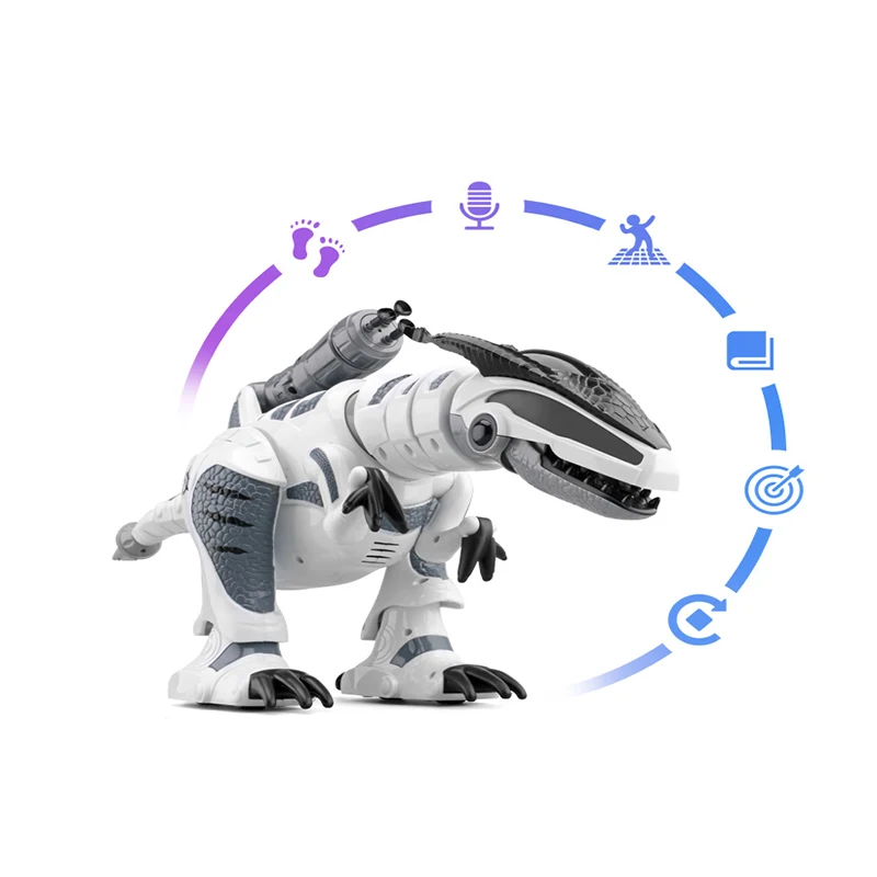 RC Robot Toy Voice Smart Robot RC Dinosaur Music Light Remote Control Robot War Dinosaur Educational Robotics Toys For Children 4