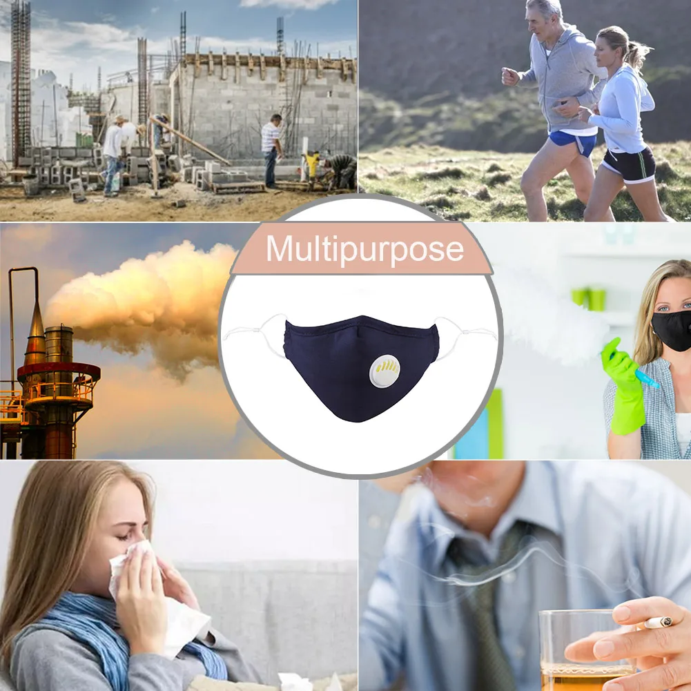 1 шт. PM2.5 противопылезащитная маска для рта модная Респиратор с дыхательным